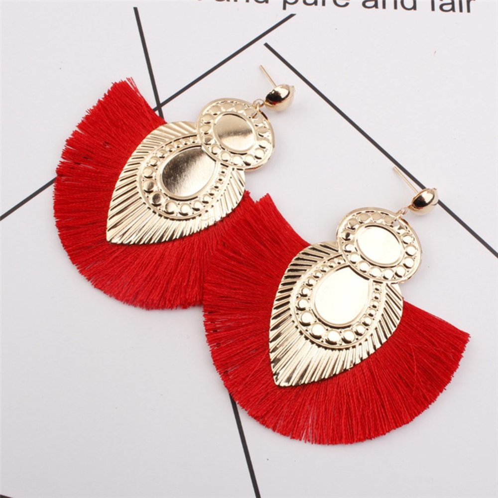 COPY - 💎✨ Boho Tassle Earrings - Picture 3 of 3